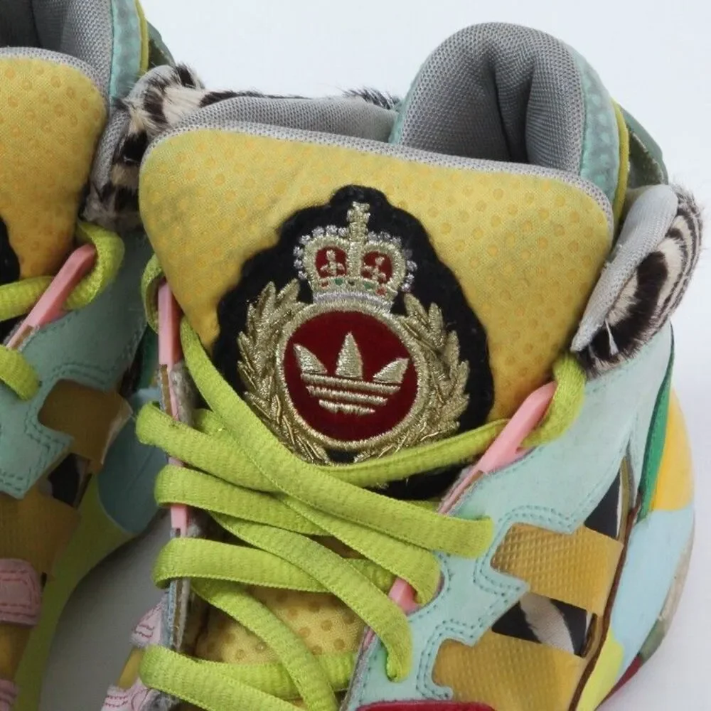Adidas Jeremy Scott JS Streetball Zebra Multicolor Q23513 High Top Size 5.5 Men